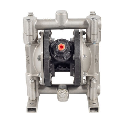 Pompa pneumatica a doppio diaframma con pressione massima di 100 psi, flusso massimo di 15 gpm e diaframma Hytrel per il trattamento delle acque reflue
