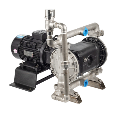 Staglio di valvola in acciaio inossidabile 304 Pompa di diaframma a motore con potenza motoria di 1,5 kW