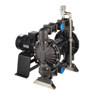 Pompa di diaframma motore con sedile di valvola in acciaio inossidabile 304 e potenza del motore di 3 kW