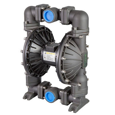 Acciaio inossidabile 304 Materiale Acqua di scarico Pompa a doppio diaframma per ANSI Flange Pipe Form in applicazioni industriali