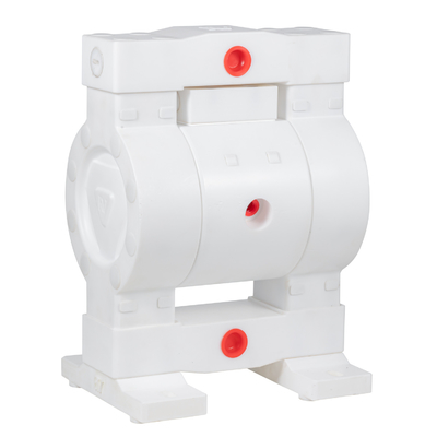 RV Full PTFE Pneumatic Diaphragm Pump con pressione massima di 7 bar e velocità di ricambio massima di 400 cpm