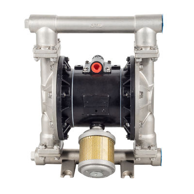 304 Stainless Steel Air Driven Diaphragm Pump with PTFE Membrane and 145cpm Speed for Corrosive Liquids