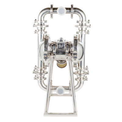 Pompa a doppio diaframma sanitaria in acciaio inossidabile per uso alimentare con portata di 350L/M per il trasferimento di alimenti