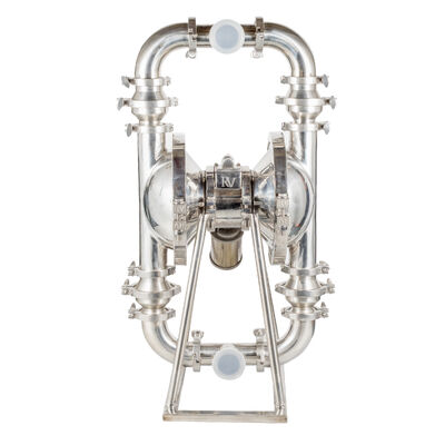 Pompa a membrana sanitaria in acciaio inossidabile per uso alimentare SS304 con portata di 350L/M per un efficiente trasferimento di liquidi