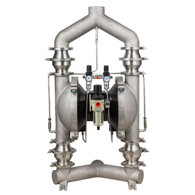 Nuova pompa pneumatica a polvere con diaframma in PTFE e portata di 150 gpm per applicazioni industriali
