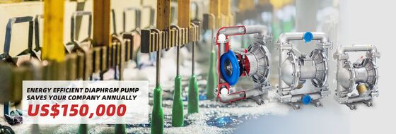 Pompa a diaframma in plastica pneumatica da 120 psi per il trattamento e l'irrigazione delle acque reflue