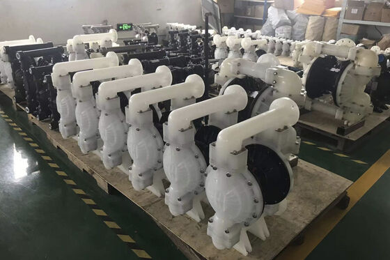 Pompa a membrana pneumatica certificata CE con portata di 340L/M e fonte di alimentazione pneumatica