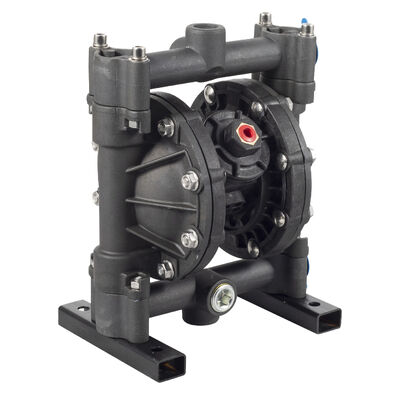 Pompa a membrana pneumatica in alluminio con portata di 57 l/m per applicazioni industriali